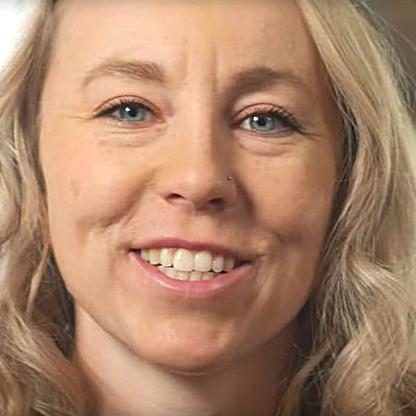 person smiling