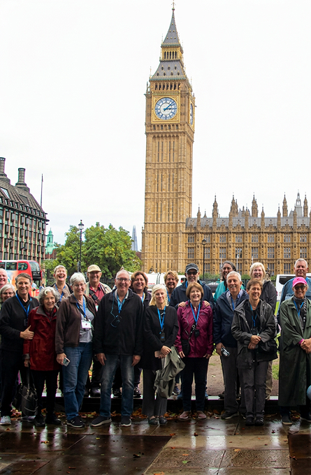 Member of MARSP stand for a group photo