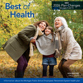 Fall 2025 newsletter cover feature two women and one girl outside on a fall day.