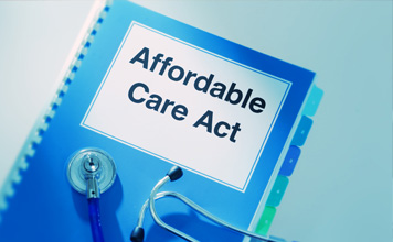 A booklet with a cover that says Affordable Care Act