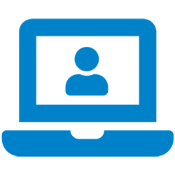 Blue Cross Online Visits Icon