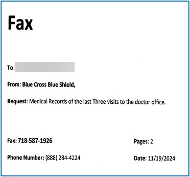 A close-up of a fax Description automatically generated