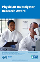Physician investigator research award program